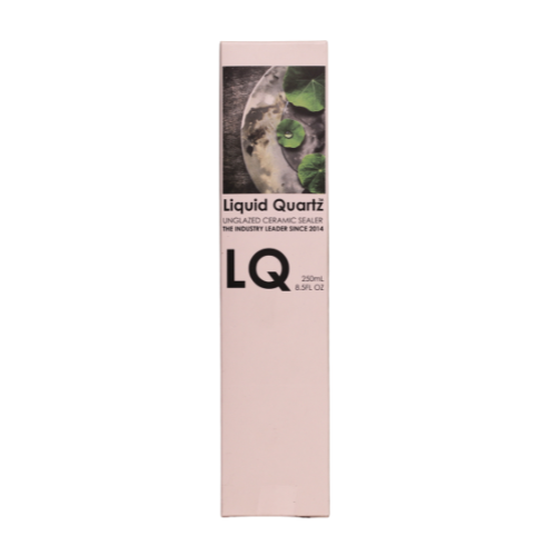 LQ Liquid Quartz water-based pottery sealer for making unglazed or fired clay waterproof and stain-resistant.